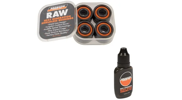 Bronson Raw Shieldless Bearings