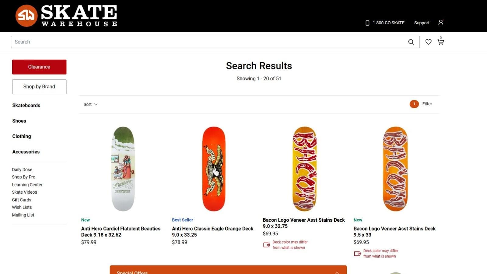 Skate Warehouse Online Skate Store