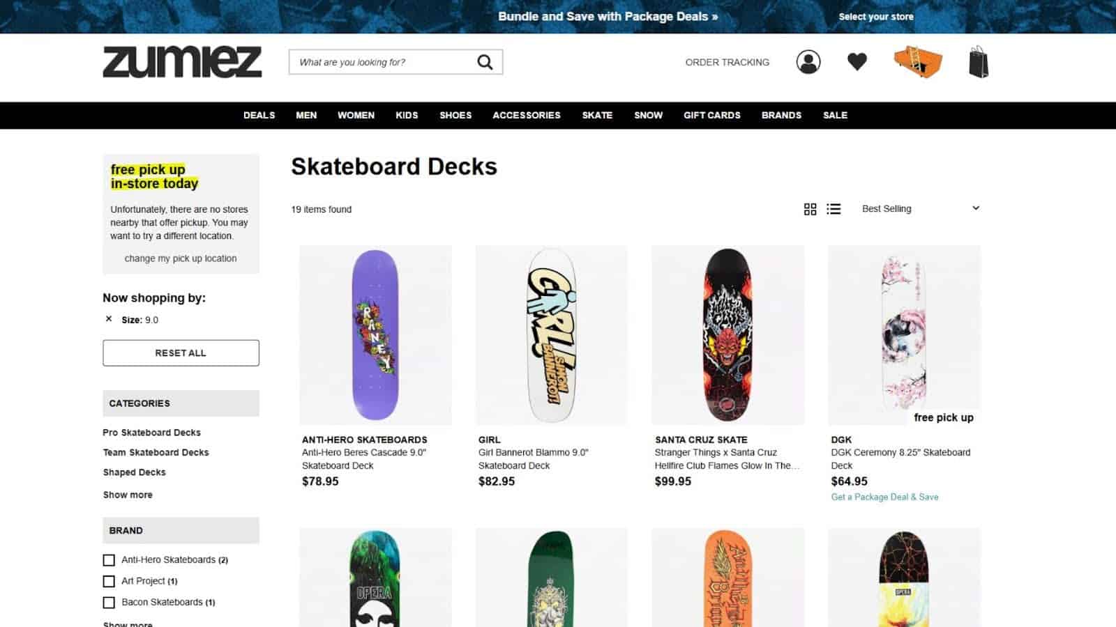 Zumiez Online Skate Store
